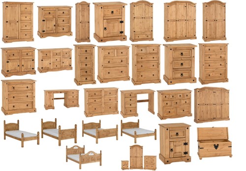 Corona solid waxed pine - solid,